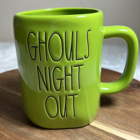 Rae Dunn Ghouls Night Out Coffee Mug NWOT - Picture 2 of 4